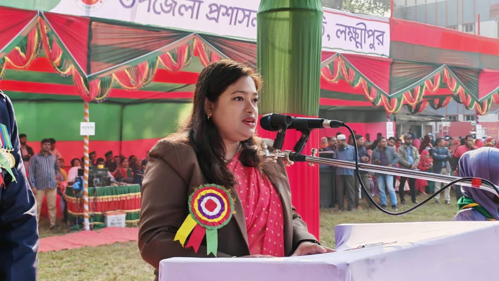 নব গঠিত চন্দ্রগঞ্জ উপজেলা নির্বাহী কর্মকর্তা নিলুফা ইয়াসমিন