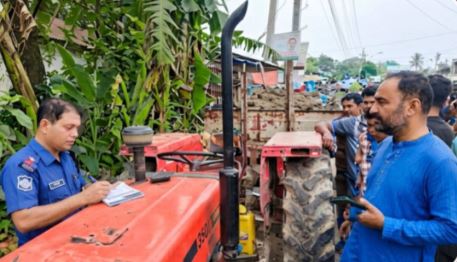 ভবানীগঞ্জে অভিযান: ৪টি অবৈধ মাটিবাহী ট্রাক্টর জব্দ