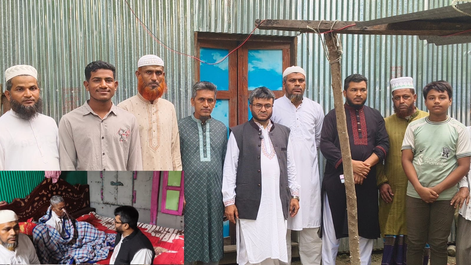 রামগতিতে অসহায় নারীকে টিনশেড ঘর উপহার, প্রশংসায় ভাসছেন চেয়ারম্যান প্রার্থী মহিউদ্দিন