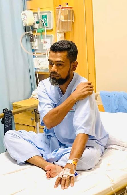 লক্ষ্মীপুরে জুলাই আন্দোলনে আহত সাংবাদিক শাকের, স্মৃতিময় দিনের দুই বছর