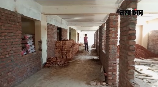 চলছে পৌর কার্যালয়ের সংস্কার কাজ